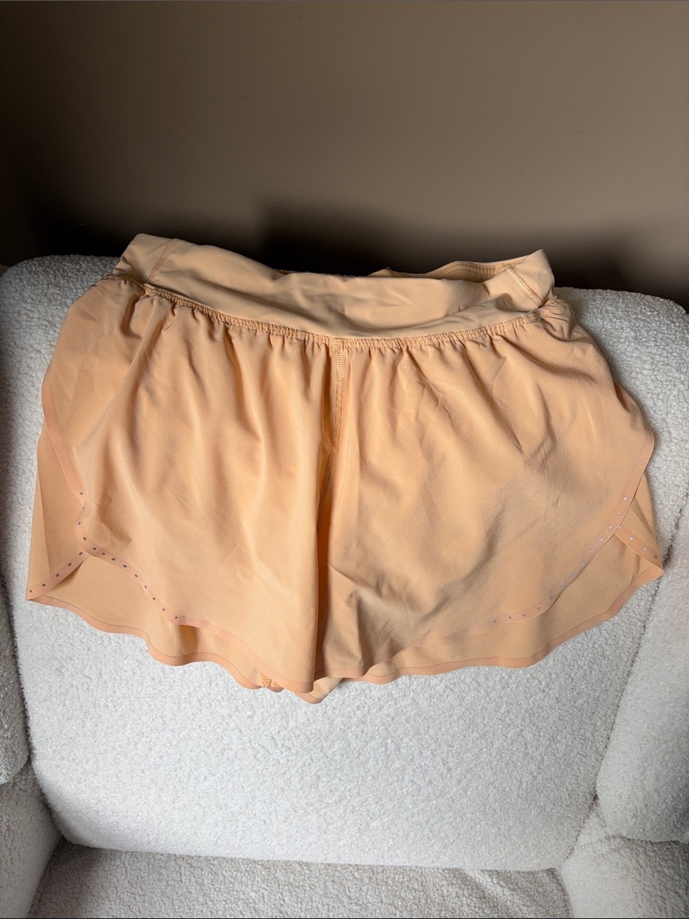 lululemon athletica Peach Double-Layer Athletic Shorts